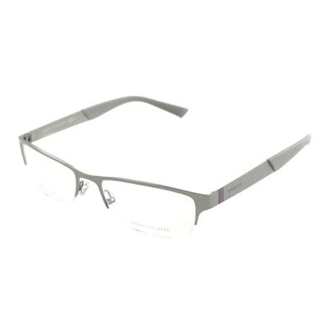 gucci gg 2230|Gucci Eyeglasses GG 2230 R80 Gunmetal/Gray Half Rim Metal .